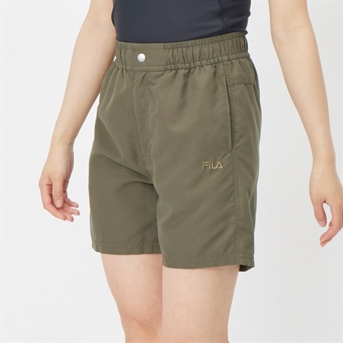 【ポイント20倍対象商品】FILA(フィラ) ピーチショートパンツ 水陸両用 レディス 水着 レディース(コイミドリ-XL)