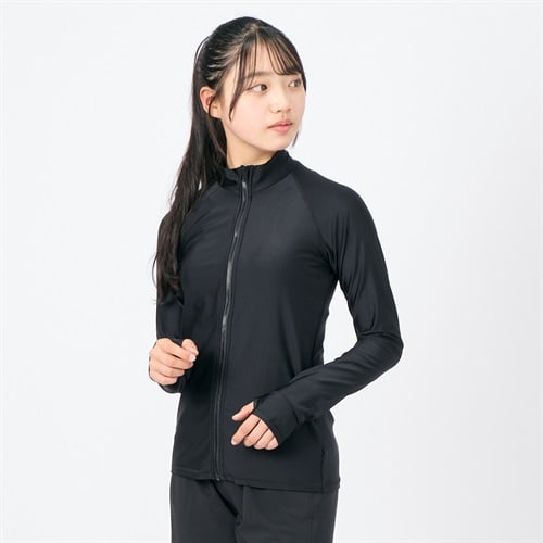 【ポイント20倍対象商品】お名前ネーム付きスクールラッシュ ラッシュガード UVウェア 水着 レディース