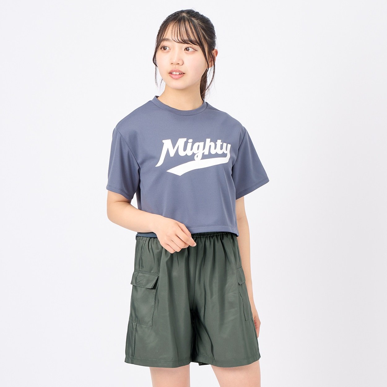 ポイント20倍対象商品】クロップドTシャツ カーゴパンツ付き4点