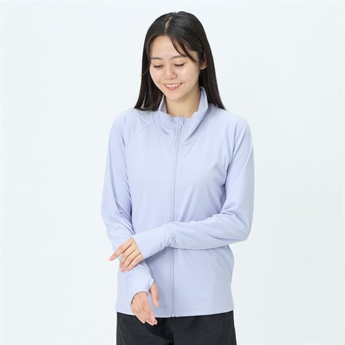 【ポイント20倍対象商品】RSムジスタンドラッシュ 水陸両用 UPF50+ 吸汗速乾 レディス ラッシュガード UVウェア 水着 レディース(ウスムラサキ-M)