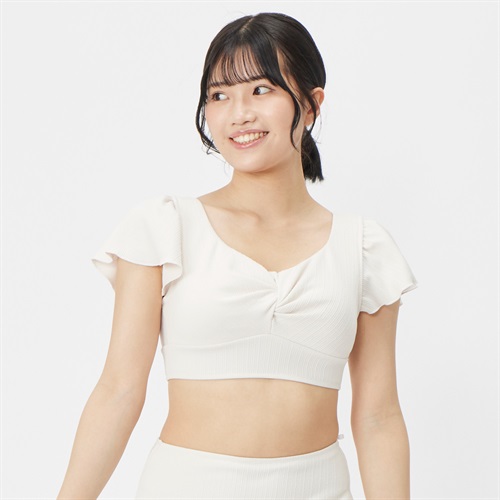 【ポイント20倍対象商品】ビキニコーディネート フレアブラ 【単品】レディス 水着 レディース(アイボリー-9ｺﾞｳ)