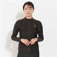 イーストボーイ スクール用ラッシュガード長袖プルジップ レディス RS-5954814A(クロ-M)