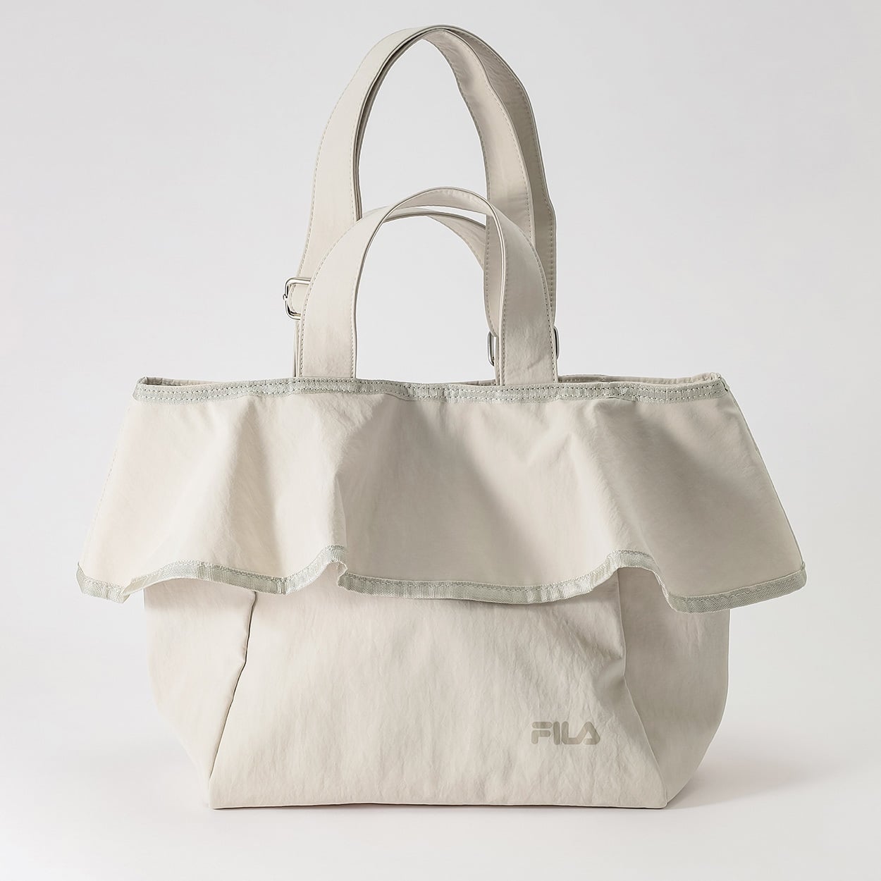 FILA(フィラ) フリルトートバッグ はっ水 レディス 326-815-K(シロ-ﾌﾘｰ)