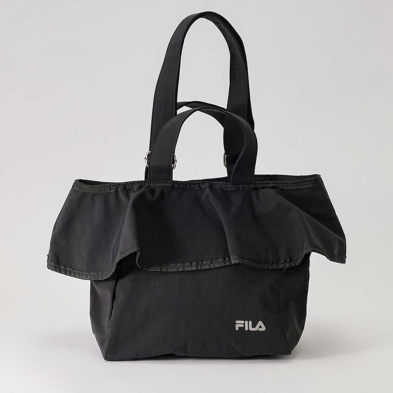 FILA(フィラ) フリルトートバッグ はっ水 レディス 326-815-K(クロ-ﾌﾘｰ)