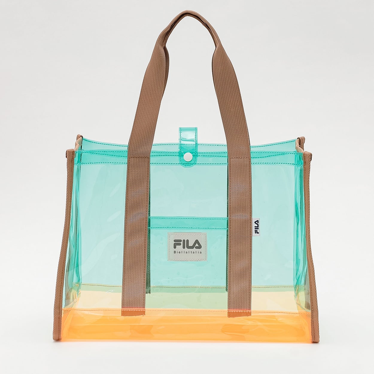 FILA(フィラ) PVCバッグ ツートーン配色 レディス 326-821-K(ウスアオ-ﾌﾘｰ)