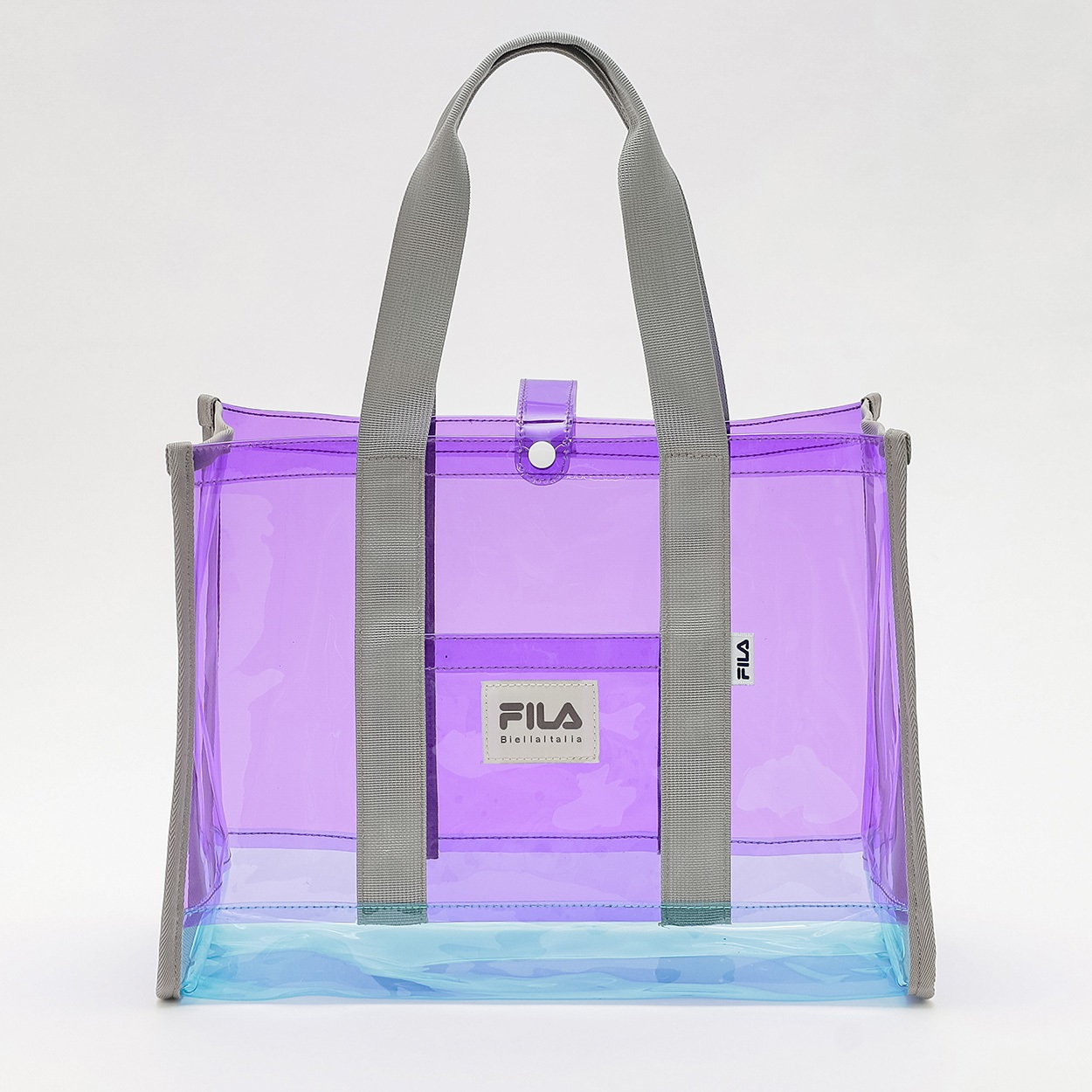 FILA(フィラ) PVCバッグ ツートーン配色 レディス 326-821-K(ウスムラサキ-ﾌﾘｰ)