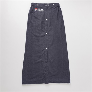 FILA(フィラ) 巻きタオル 100cm丈 無地 刺しゅう ロゴ レディス 424-889B-K(コイアオ-ﾌﾘｰ)