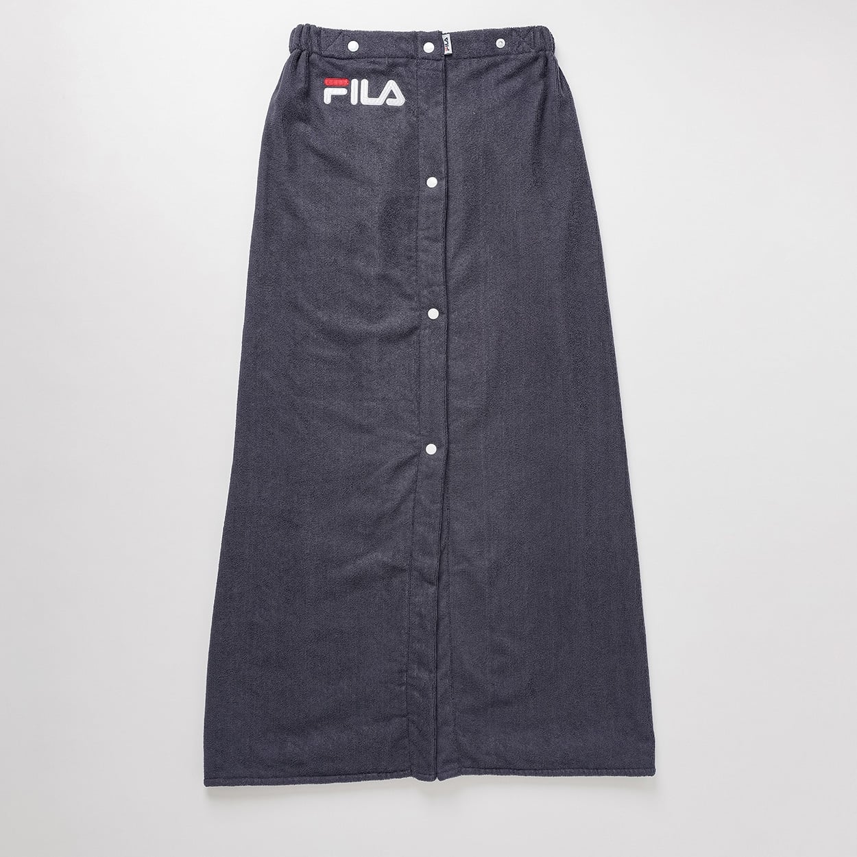 FILA(フィラ) 巻きタオル 100cm丈 無地 刺しゅう ロゴ レディス 424-889B-K(コイアオ-ﾌﾘｰ)