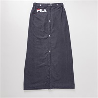 FILA(フィラ) 巻きタオル 100cm丈 無地 刺しゅう ロゴ レディス 424-889B-K(コイアオ-ﾌﾘｰ)