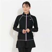 FILA(フィラ) ラッシュガード フルジップ脇メッシュ切替 レディス RS-316-631-K(ウスムラサキ-S)