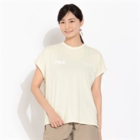 FILA(フィラ) 水陸両用半袖Tシャツ 強力接触冷感 スーパーナイロンクール レディス 325-677-K(キナリ-M)