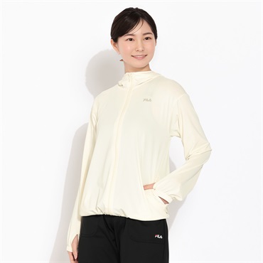 FILA(フィラ) UVパーカー 水陸両用 強力接触冷感 スーパーナイロンクール レディス RS-325-672-K(キナリ-M)