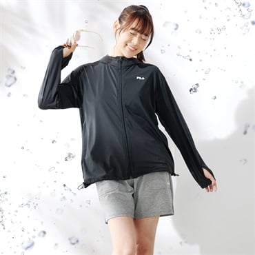 FILA(フィラ) UVパーカー 水陸両用 強力接触冷感 スーパーナイロンクール レディス RS-325-672-K