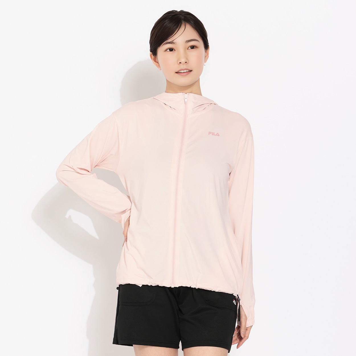 FILA(フィラ) UVパーカー 水陸両用 強力接触冷感 スーパーナイロン