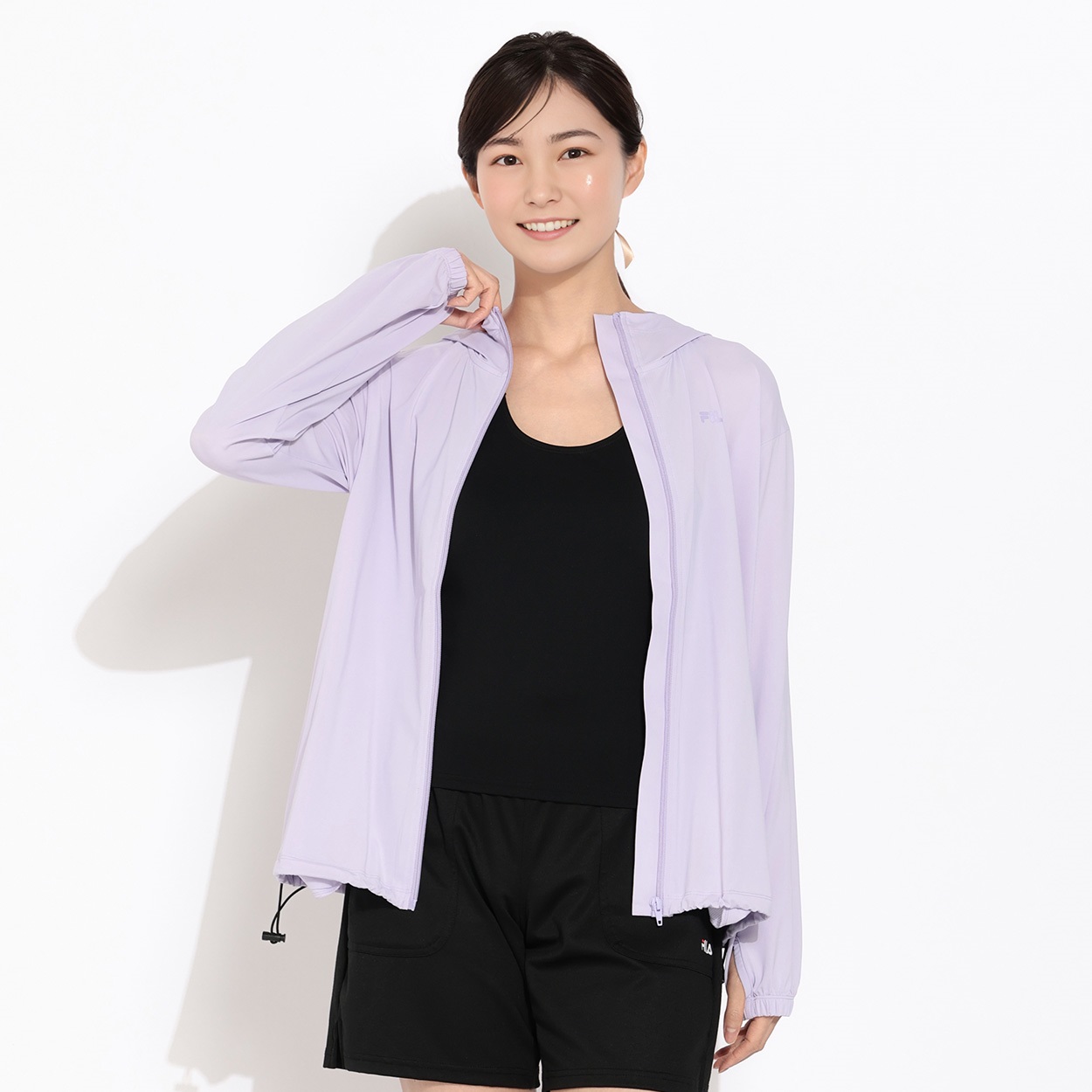 FILA(フィラ) UVパーカー 水陸両用 強力接触冷感 スーパーナイロン