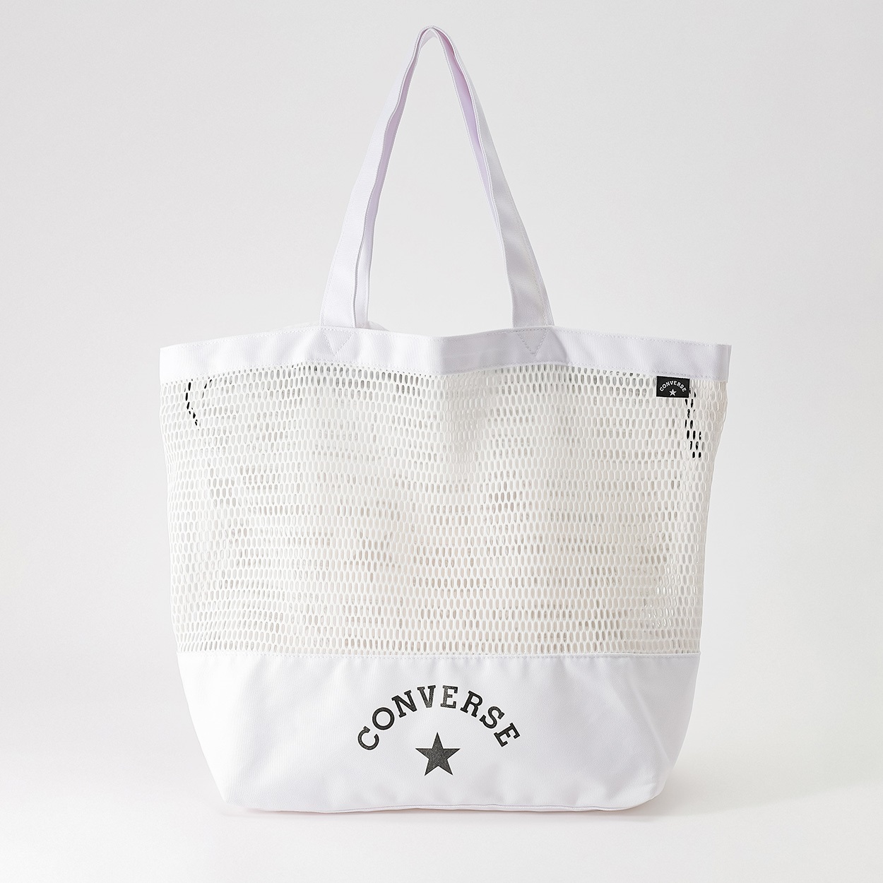 CONVERSE(コンバース) CONVERSE メッシュバッグ レディス 224171B-K(シロ-ﾌﾘ-)