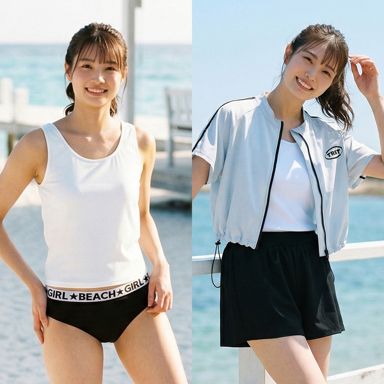 2点セット HOMME girls LOGO タンクトップ バイカー ショーツ 2点セット HOMME girls LOGO タンクトップ バイカー ショーツの通販は