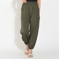ラッシュガード ロング丈カーゴデザイン パンツ レディス 268365-K(コイミドリ-M)