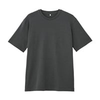 TVC シルキーコットン スムース半袖Tシャツ メンズ(チャコールグレー-S)