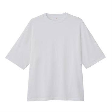 TVC 【ピースフィットクール】 遮熱スムース無地五分袖Tシャツ メンズ(ホワイト-L)