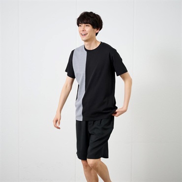 TVC 【ピースフィットクール】遮熱切替クルーネック半袖Tシャツ メンズ