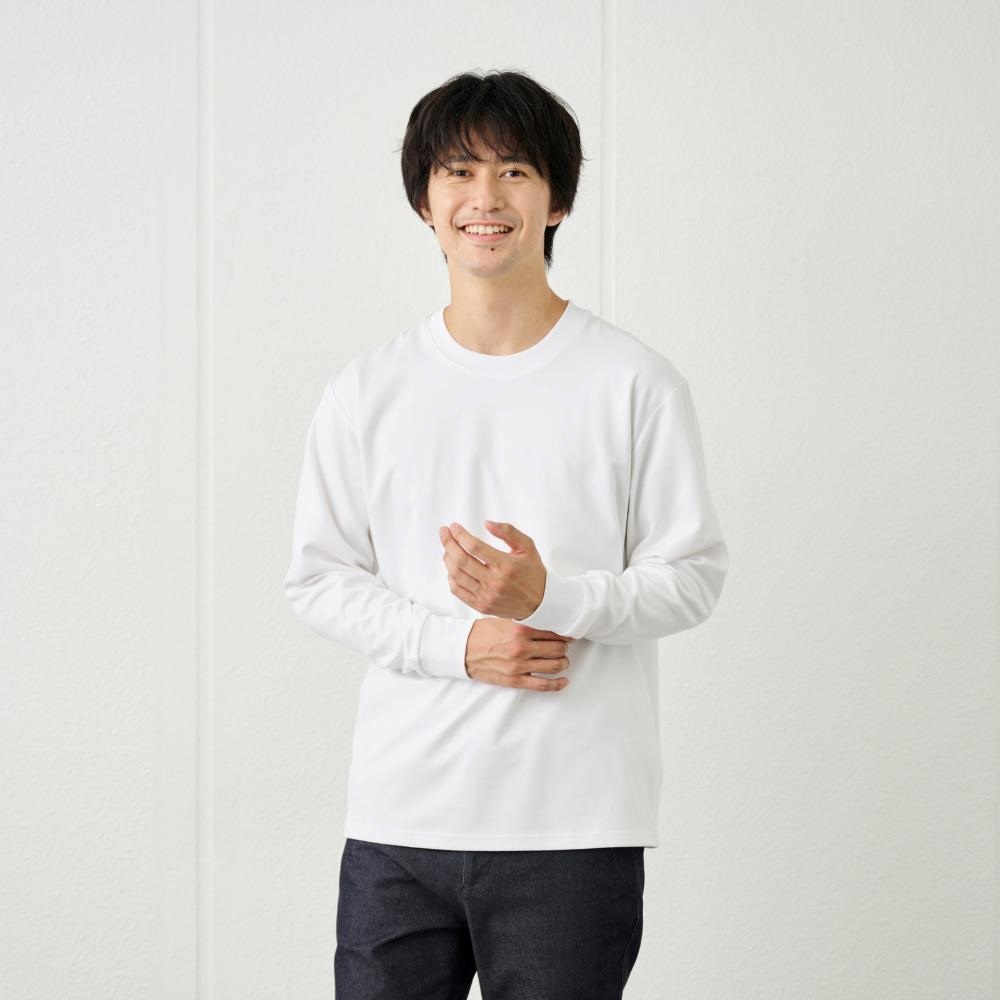 TVC ピースフィットクール UV対策スムース無地長袖Tシャツ メンズ