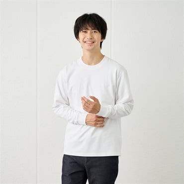 TVC ピースフィットクール ＵＶ対策スムース無地長袖Tシャツ メンズ