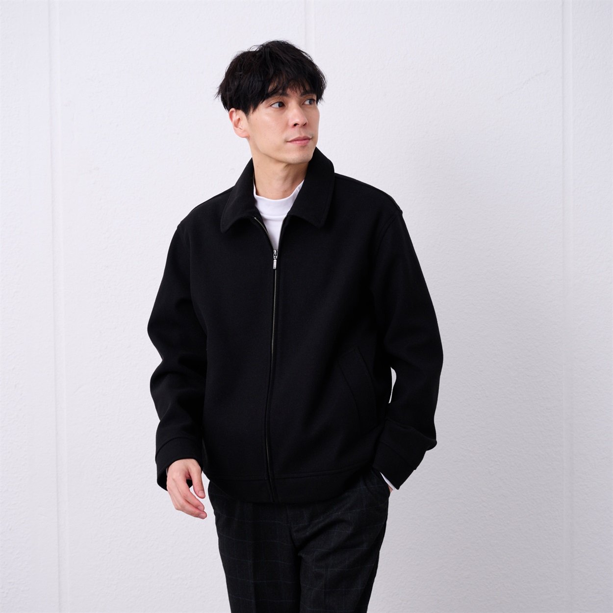 TVC(ティーヴィシー) ウールライク ショートブルゾン メンズ | イオン