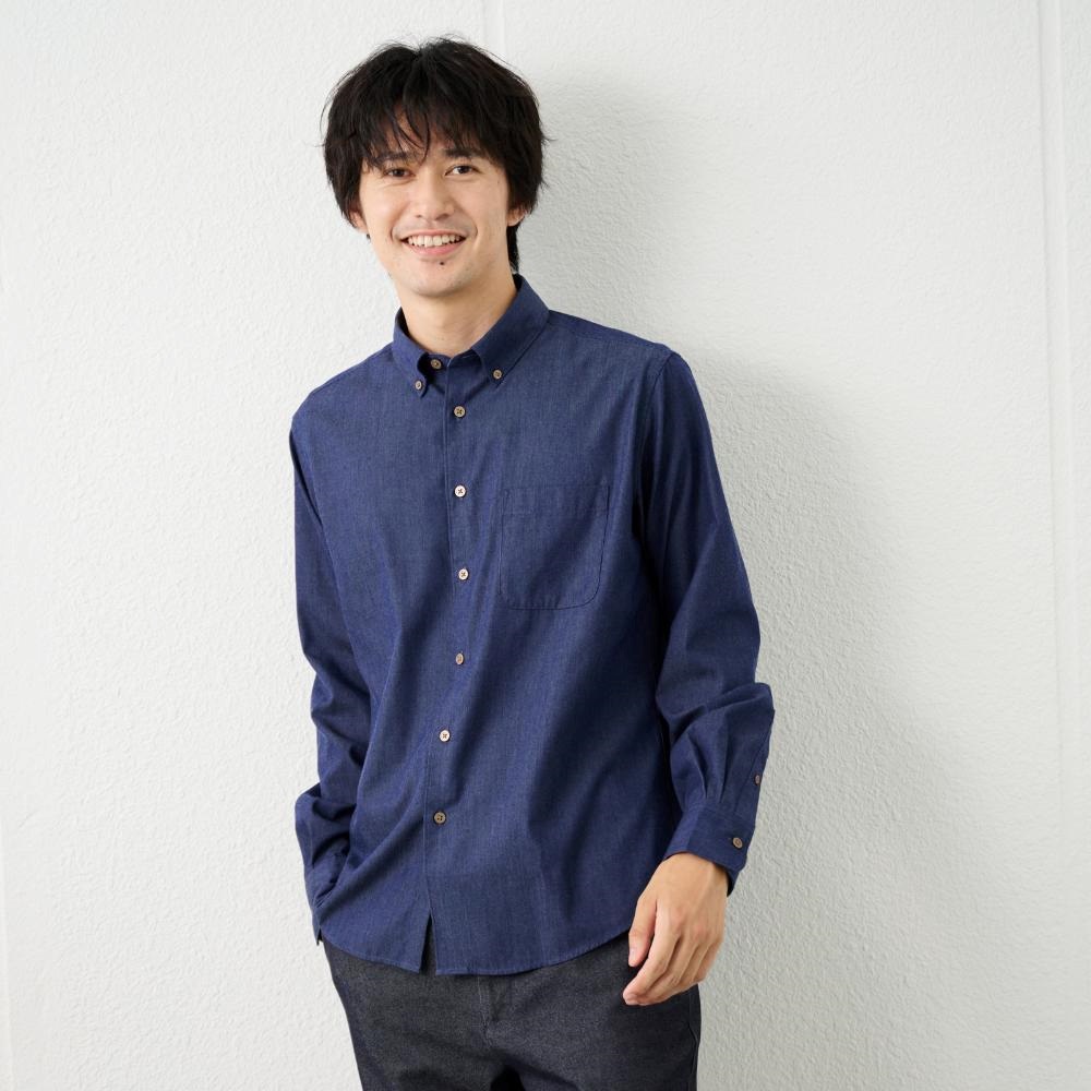 TVC 【てまらく】コードドビーボタンダウンシャツ メンズ | イオン