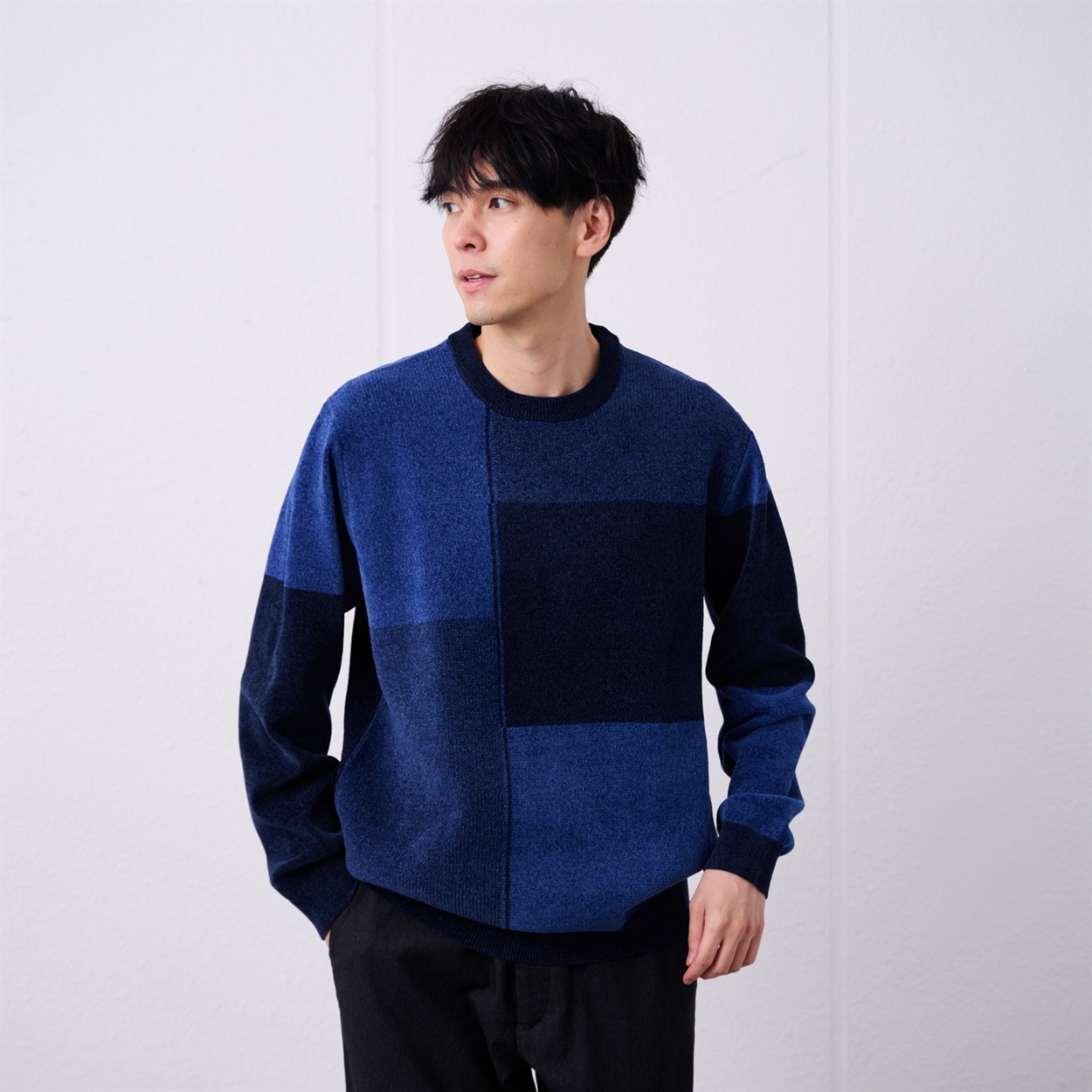 TVC(ティーヴィシー) ハイゲージモール ブロックチェックプルオーバー