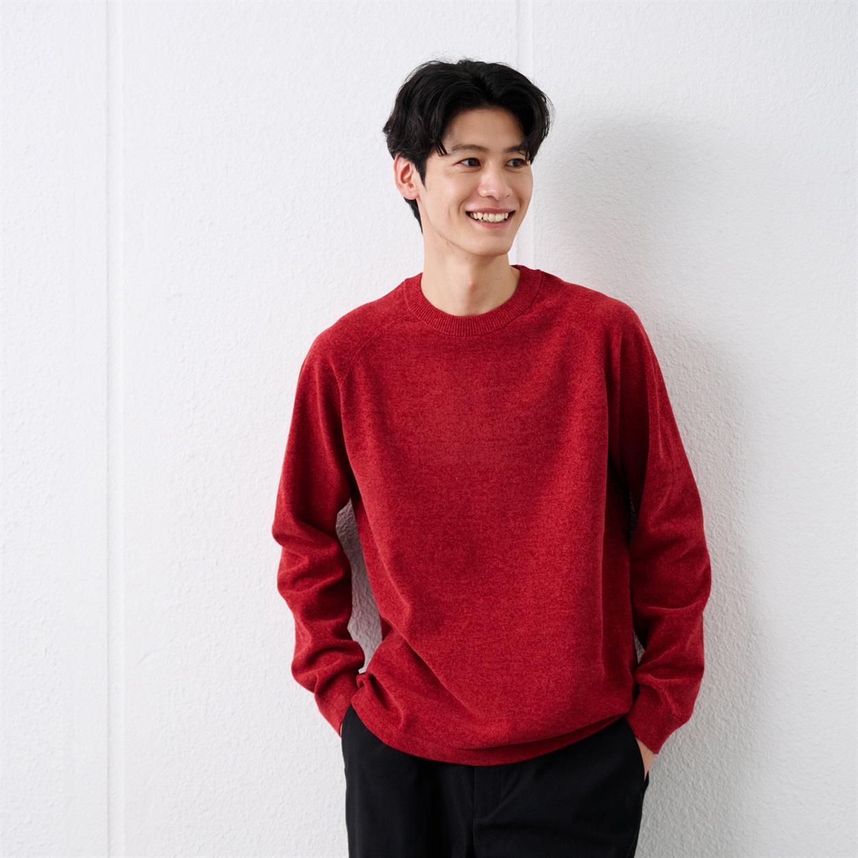 ハイゲージモール クルーネックプルオーバー メンズ | イオンスタイル