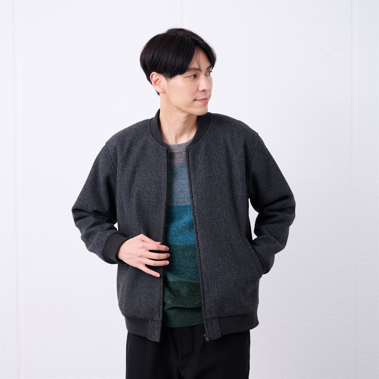 TVC(ティーヴィシー) ウールライクMA1ブルゾン メンズ | イオン