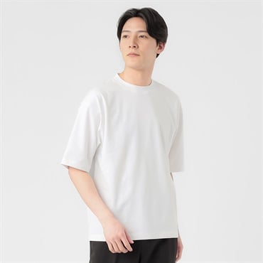 TVC(ティーヴィシー) ピースフィットクール遮熱スムース無地五分袖Tシャツ メンズ