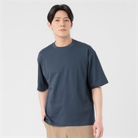 TVC(ティーヴィシー) ピースフィットクール遮熱スムース無地五分袖Tシャツ メンズ(コイアオ-XS)