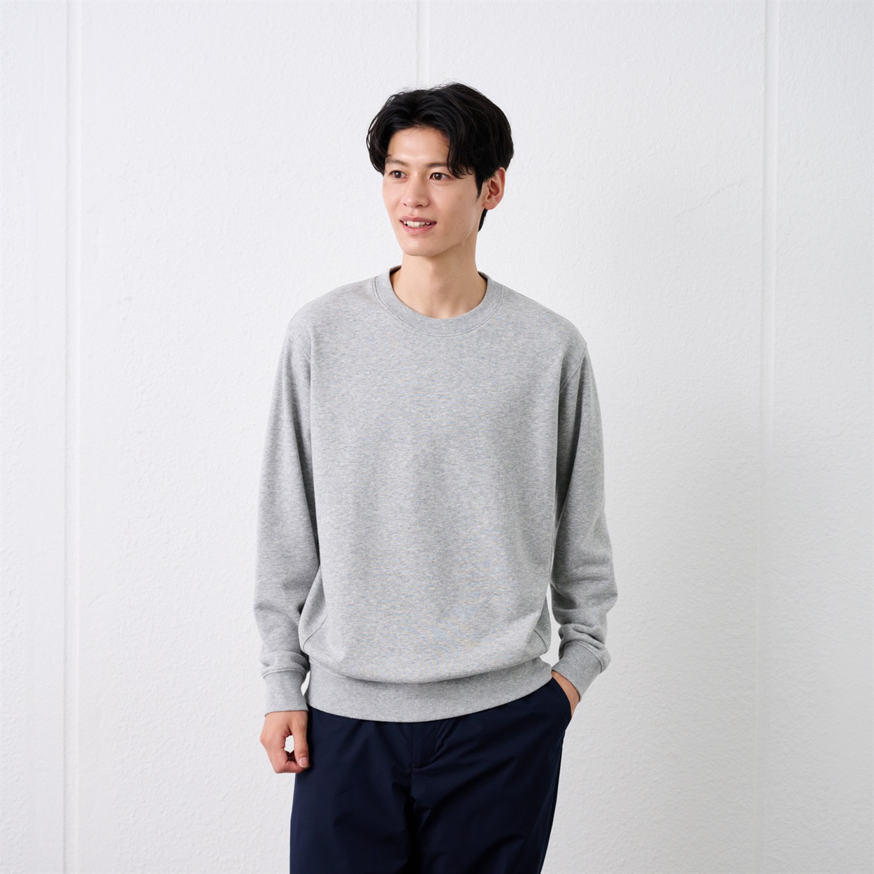 TVC(ティーヴィシー) 裏毛スウェット クルーネックプルオーバー メンズ(ウスクロ-XL)