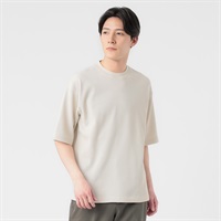 TVC(ティーヴィシー) ワッフルクルー五分袖Tシャツ メンズ(ウスチャ-S)