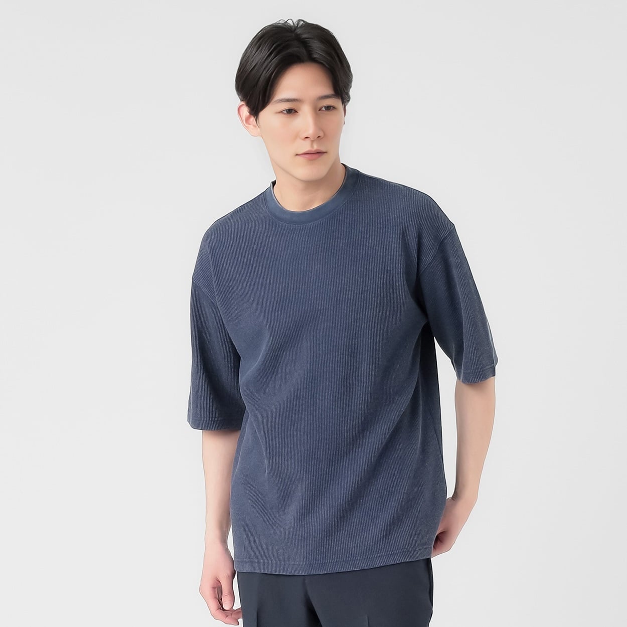 TVC(ティーヴィシー) ワッフルクルー五分袖Tシャツ メンズ | イオン 