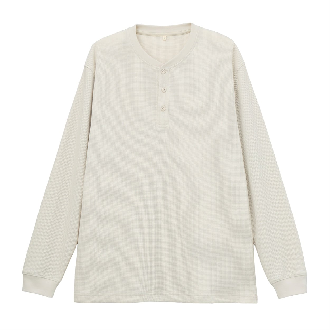 TVC(ティーヴィシー) ワッフル ヘンリーネック長袖Tシャツ メンズ