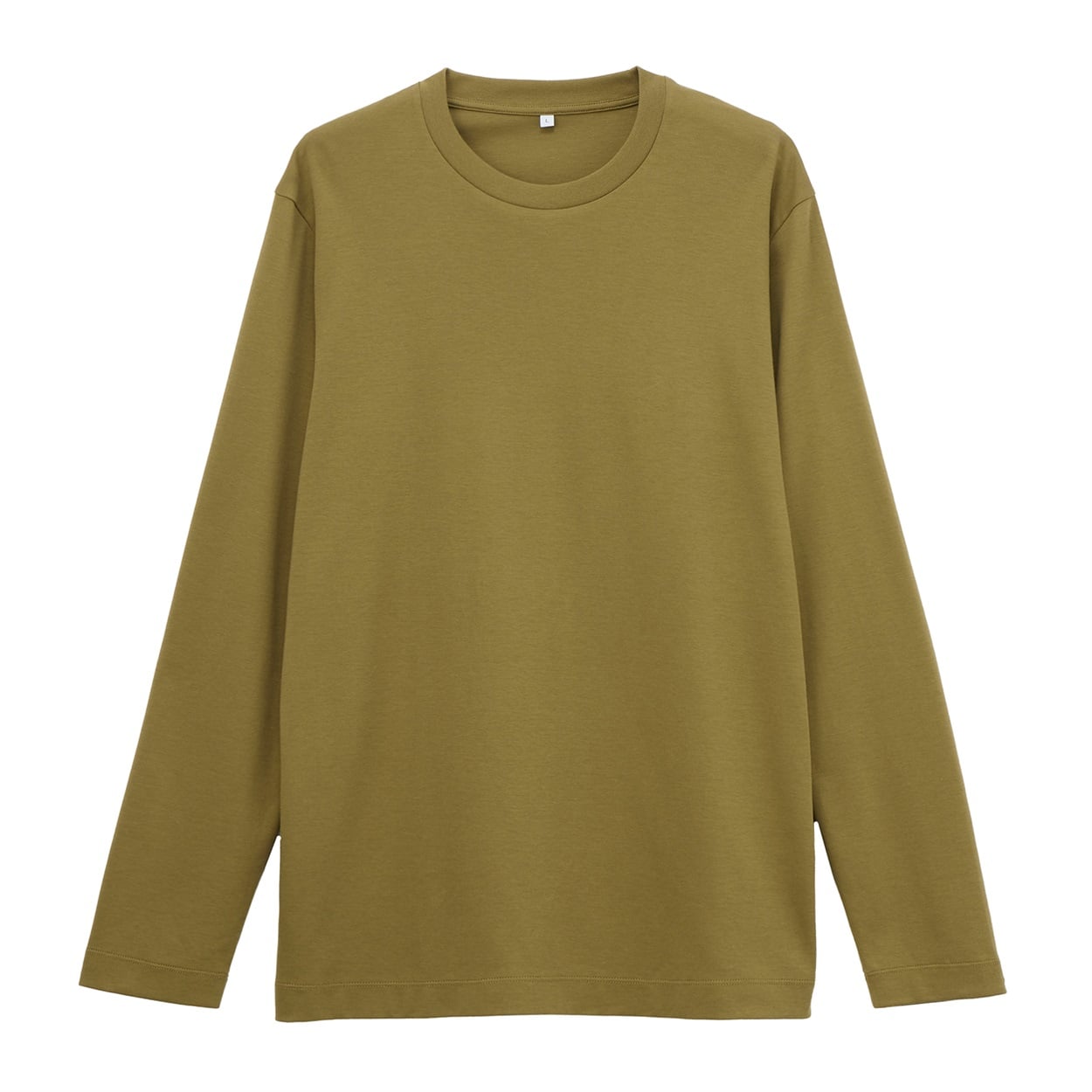 TVC(ティーヴィシー) シルキーコットン スムース長袖Tシャツ メンズ(コイミドリ-M)