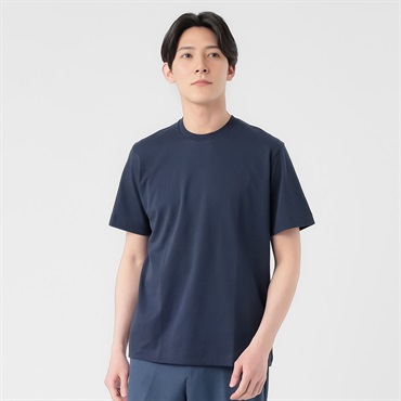 TVC(ティーヴィシー) シルキーコットンスムース半袖Tシャツ メンズ(コイアオ-XS)
