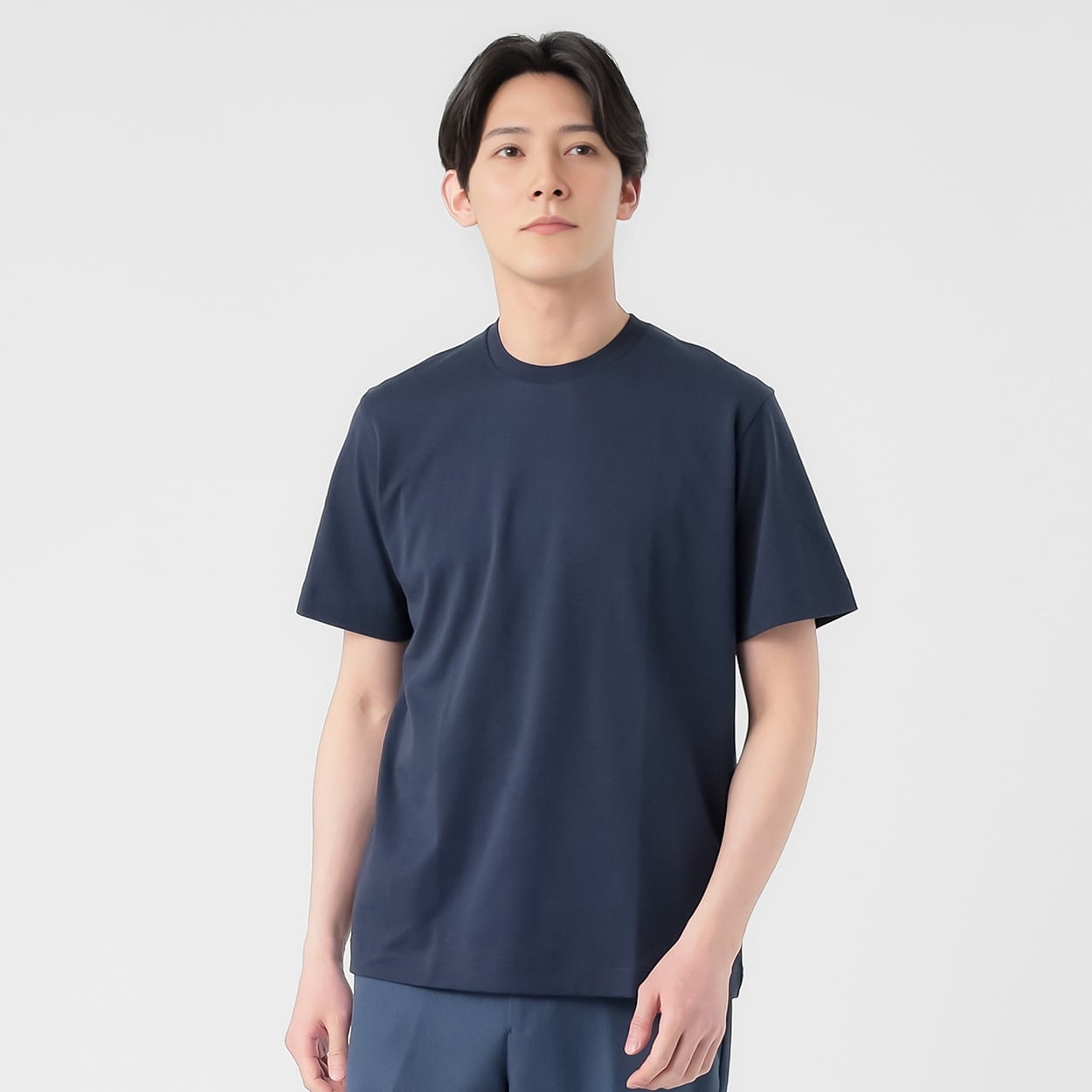TVC(ティーヴィシー) シルキーコットンスムース半袖Tシャツ メンズ(コイアオ-2XL)