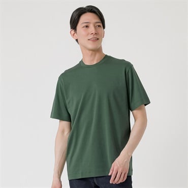 TVC(ティーヴィシー) シルキーコットンスムース半袖Tシャツ メンズ(ミドリ-XS)