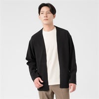 TVC(ティーヴィシー) マットモールトッパーカーディガン メンズ(クロ-S)