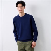 TVC(ティーヴィシー) マットモール クルーネックプルオーバー メンズ(ネイビー-S)