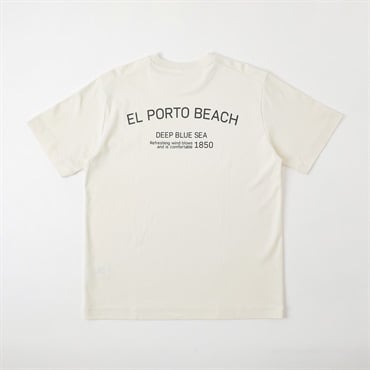 TVC(ティーヴィシー) シルキーコットンスムースプリント半袖Tシャツ メンズ(Ａウスチャ（背中プリント）-S)