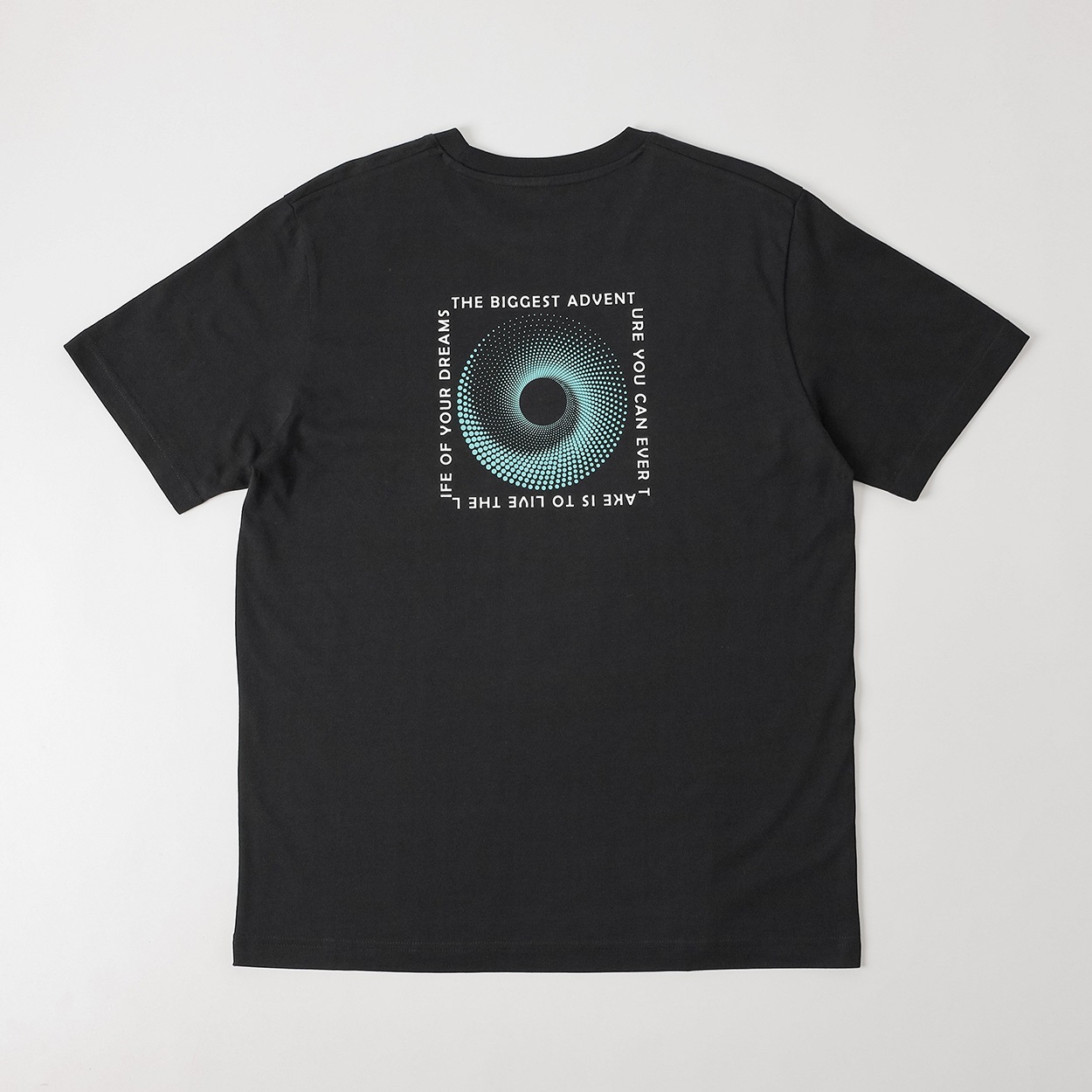 TVC(ティーヴィシー) コットン天竺プリントクルーネック半袖Tシャツ メンズ(モノトーン（CITY）-S)