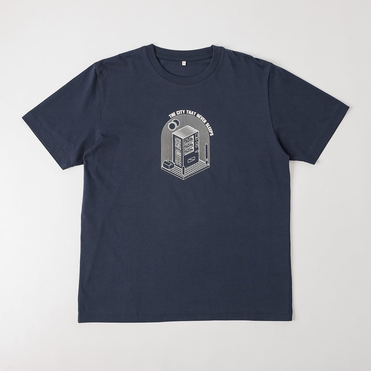 TVC(ティーヴィシー) コットン天竺プリントクルーネック半袖Tシャツ メンズ(Ａコイアオ（CITY）-S)