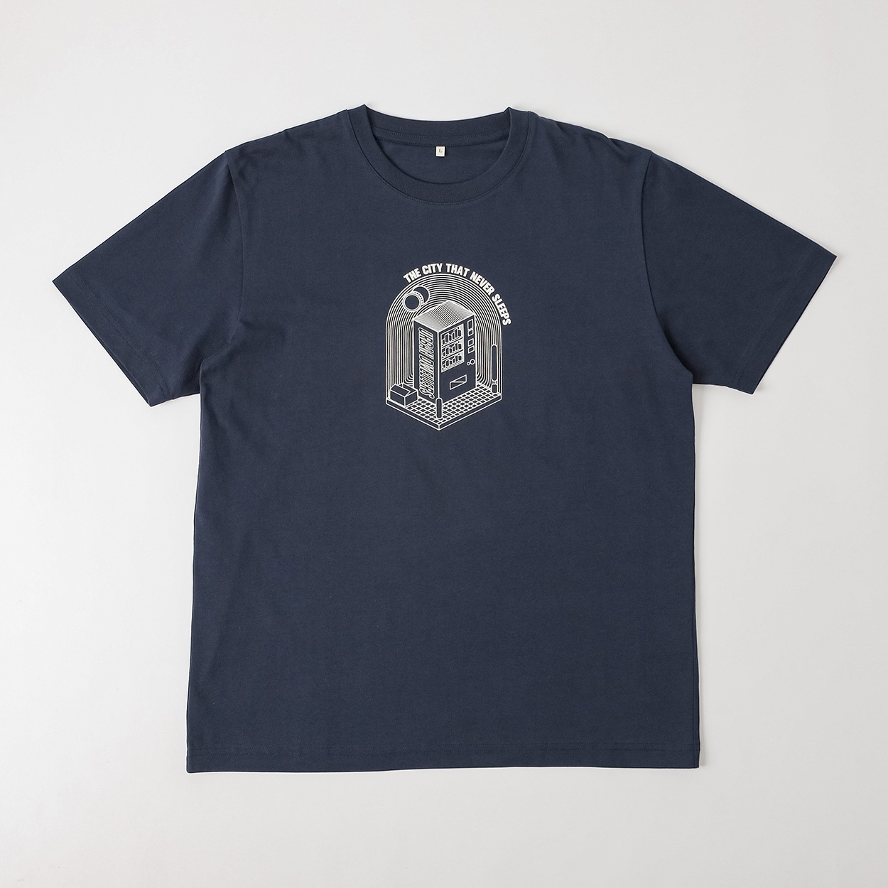 TVC(ティーヴィシー) コットン天竺プリントクルーネック半袖Tシャツ メンズ(Ａコイアオ（CITY）-XL)