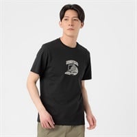 TVC(ティーヴィシー) コットン天竺プリントクルーネック半袖Tシャツ メンズ(モノトーン-S)