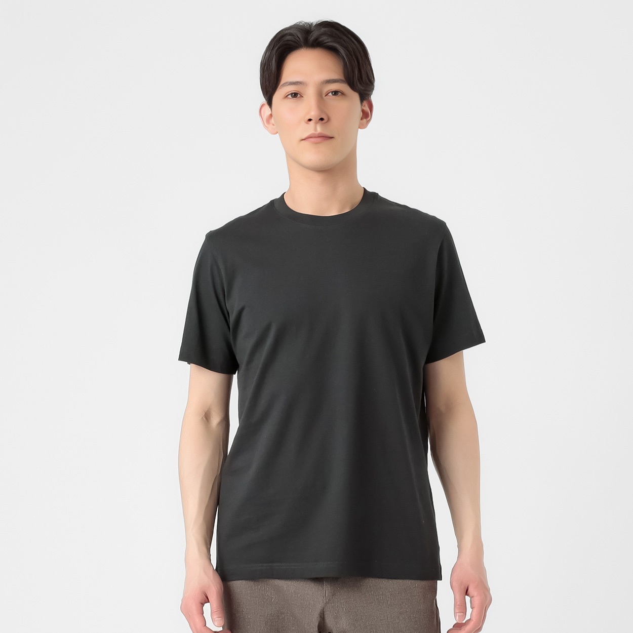 TVC(ティーヴィシー) コットン天竺プリントクルーネック半袖Tシャツ メンズ(Aモノトーン（NOSTARGIC)-XL)